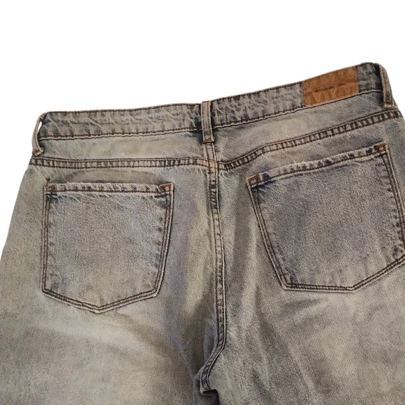 RSQ Low Rise Baggy jeans Women's 30 Light Wash Blue Denim Skater Y2K 90s Grunge - Picture 11 of 12